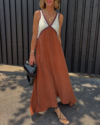 Danique V Neck Maxi Dress