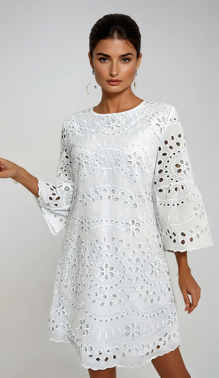 Hailee | Perfect Embroidered Spring Dress