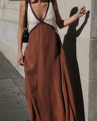 Danique V Neck Maxi Dress