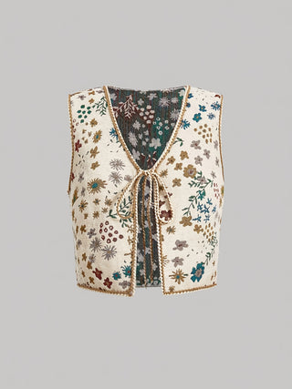 Zarelia | Trendy Embroidered Vest