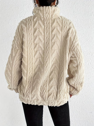 Aila | Fluffy Zip Sweater