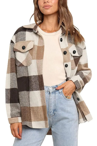 Tila | Flannel Jacket