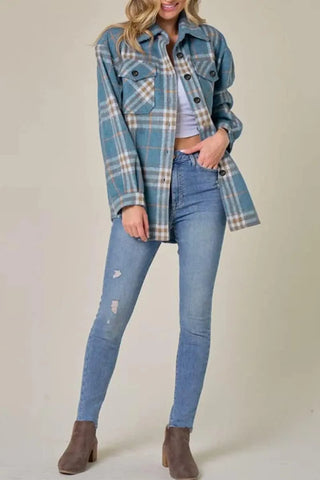 Tila | Flannel Jacket