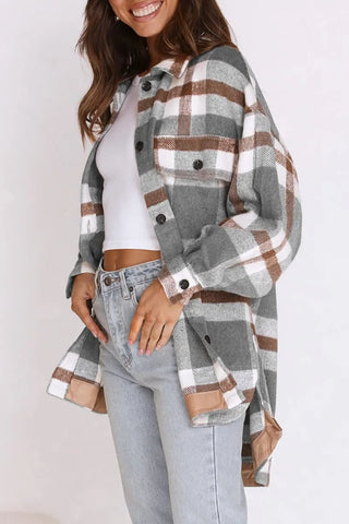 Tila | Flannel Jacket