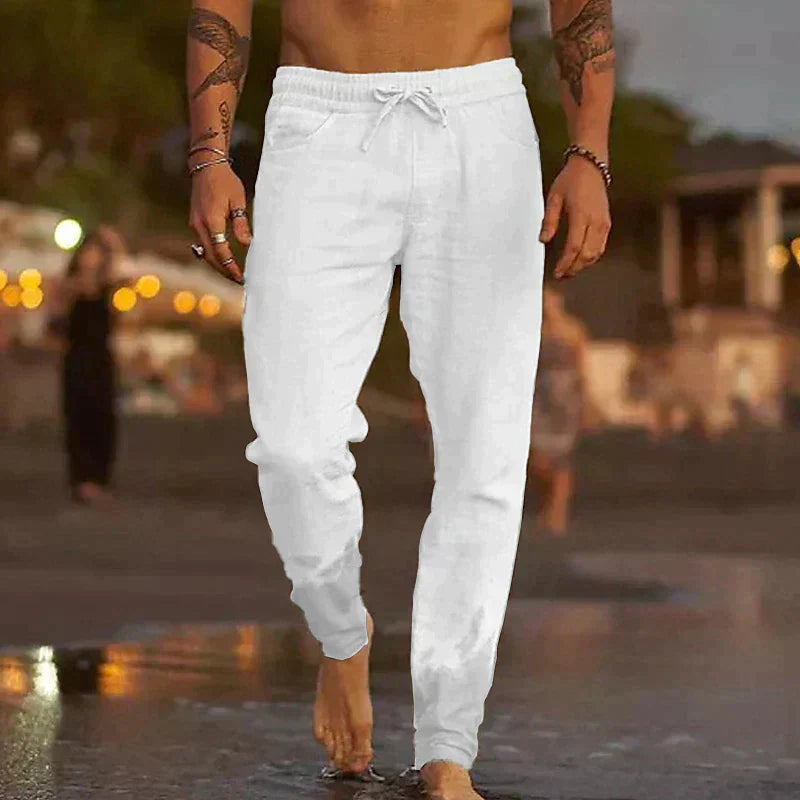 Mateo | Pantalones de Playa de Lino