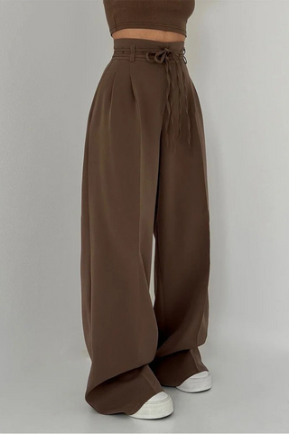 Serena High Waisted Wide Trousers