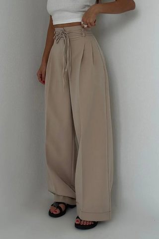 Serena High Waisted Wide Trousers