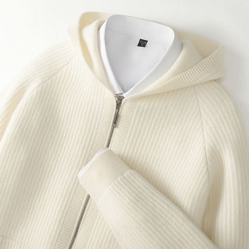 Ferrera | Cardigan de zipper con acabado de Cashmere