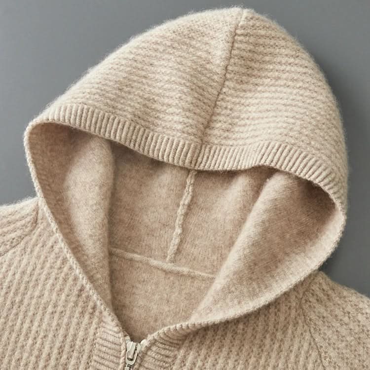 Ferrera | Cardigan de zipper con acabado de Cashmere