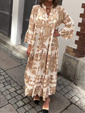 Vestido Largo con Escote en V Molly
