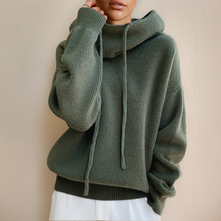 Elena | Soft Knitted Hoodie