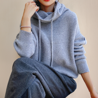 Elena | Soft Knitted Hoodie