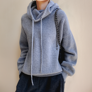 Elena | Soft Knitted Hoodie