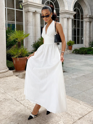 Dina Timeless Cotton Maxi Dress