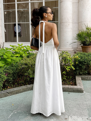 Dina Timeless Cotton Maxi Dress