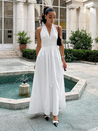 Dina Timeless Cotton Maxi Dress