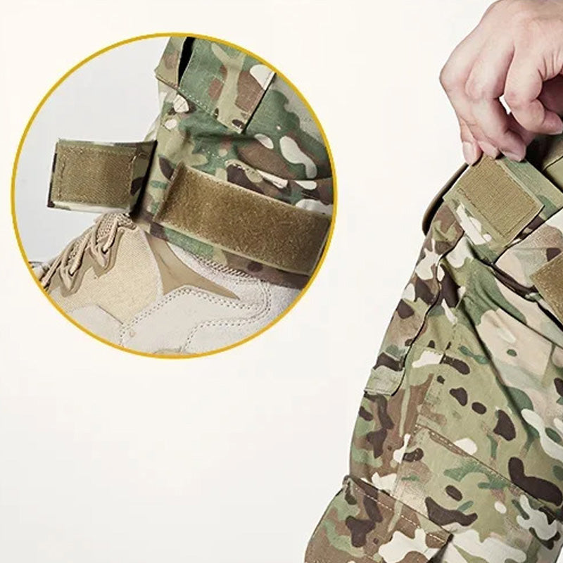 Pantalones cargo tácticos con rodilleras